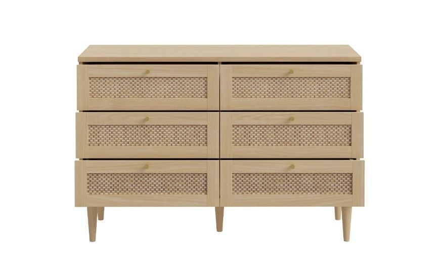 Комод 6ш Calasetta CQSK222 дуб елегант/техноротанг 2147516379 фото