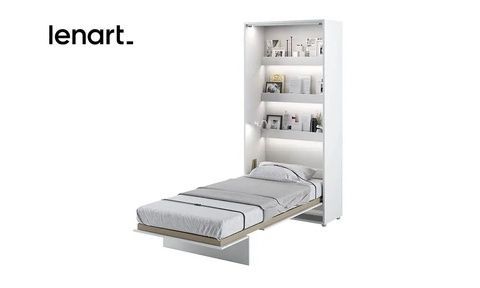 Ліжко-трансформер BC-03 білий глянець вертикальне BED CONCEPT LENART 717024 фото