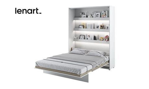 Ліжко-трансформер BC-12 білий глянець вертикальне BED CONCEPT LENART 717041 фото