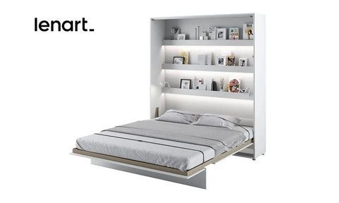 Ліжко-трансформер BC-13 білий мат вертикальне BED CONCEPT LENART 717060 фото