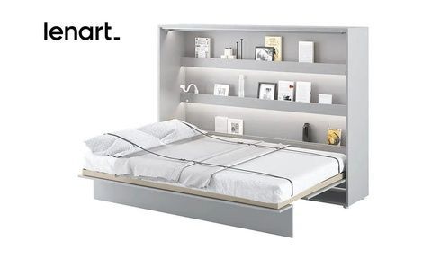 Ліжко-трансформер BC-04 сірий мат горизонтальне BED CONCEPT LENART 717138 фото